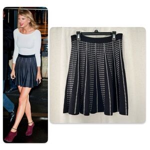 BCBGMAXAZRIA YAZ PIPING-TRIM
A-LINE SKIRT (S-M)